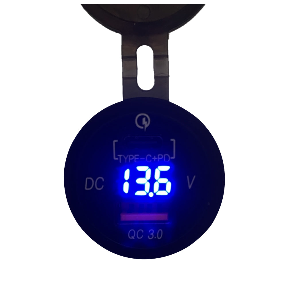 Poly-Planar Panel Mount USB Charging Ports - 12V - Deckhand Marine Supply