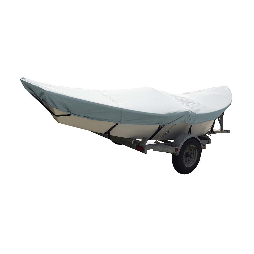 Carver Poly-Flex II Styled-to-Fit Boat Cover f/16 Drift Boats - Grey - Deckhand Marine Supply