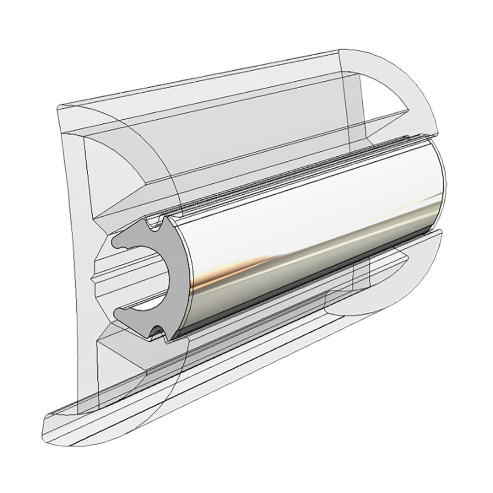 TACO Flex Chrome Insert 15/16" x 17/32" - 100 - Deckhand Marine Supply