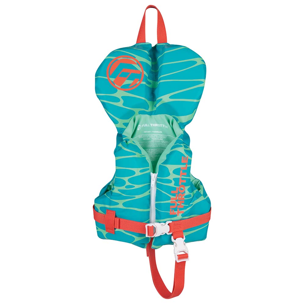 Full Throttle Infant Nylon Life Jacket - Aqua - Deckhand Marine Supply