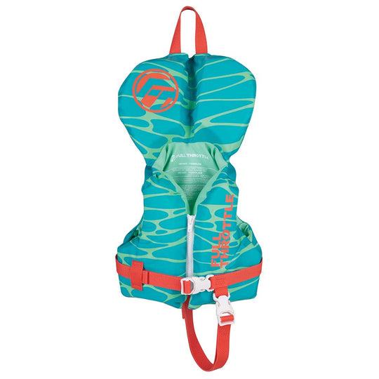 Full Throttle Infant Nylon Life Jacket - Aqua - Deckhand Marine Supply
