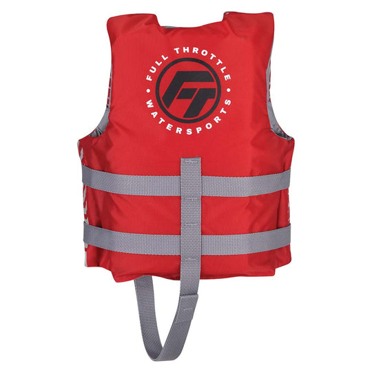 Full Throttle Child Nylon Life Jacket - Red - Deckhand Marine Supply