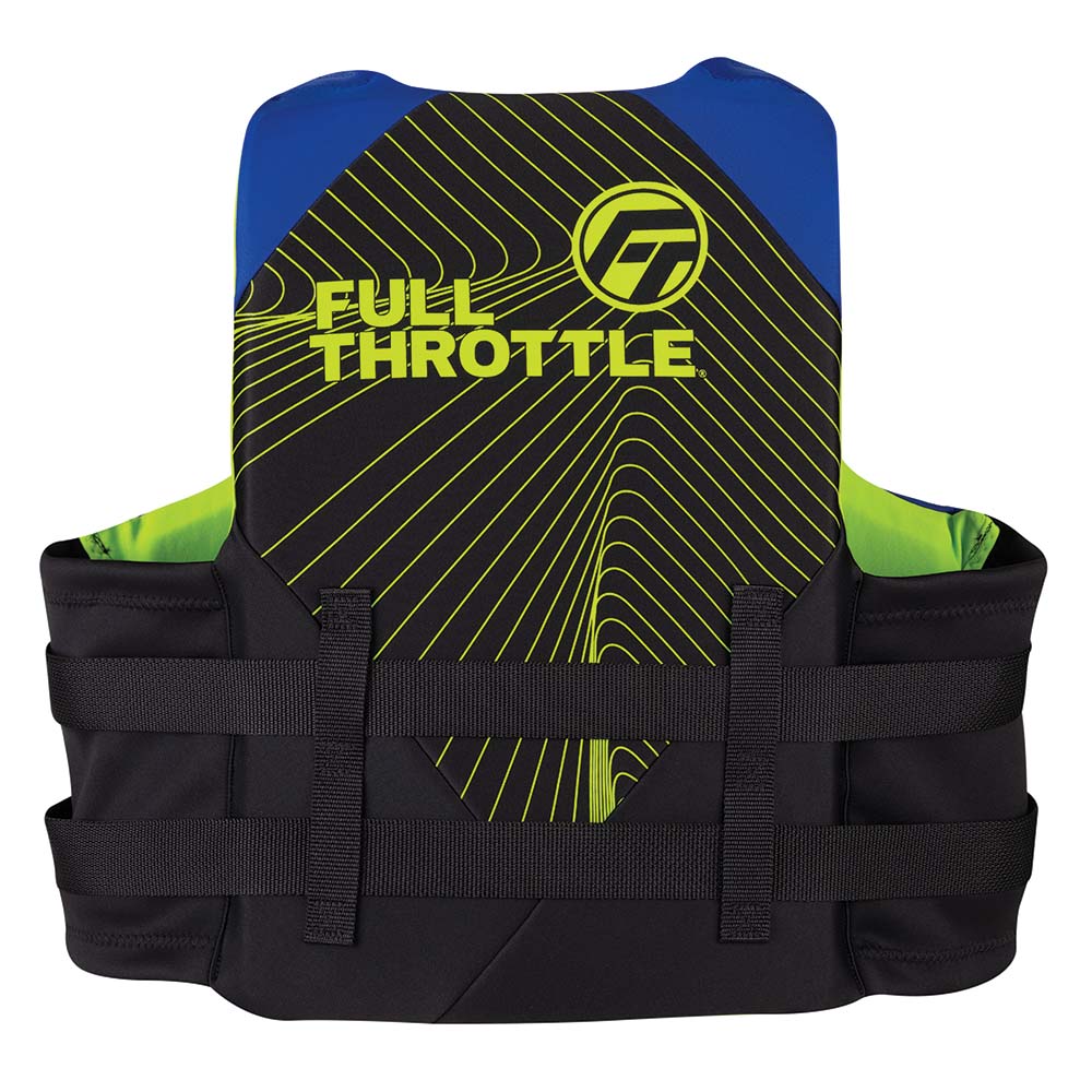 Full Throttle Adult Rapid-Dry Life Jacket - S/M - Blue/Black - Deckhand Marine Supply
