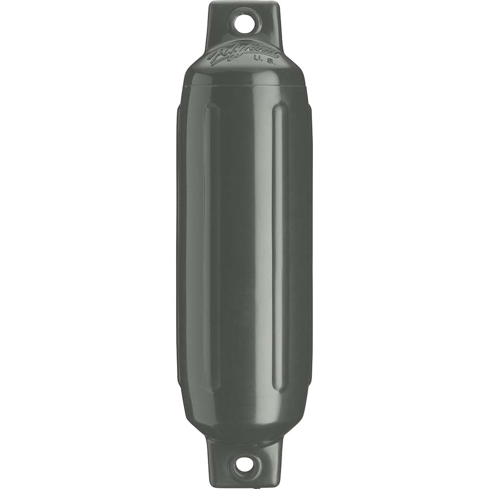 Polyform G-5 Twin Eye Fender 8.8" x 26.8" - Graphite - Deckhand Marine Supply