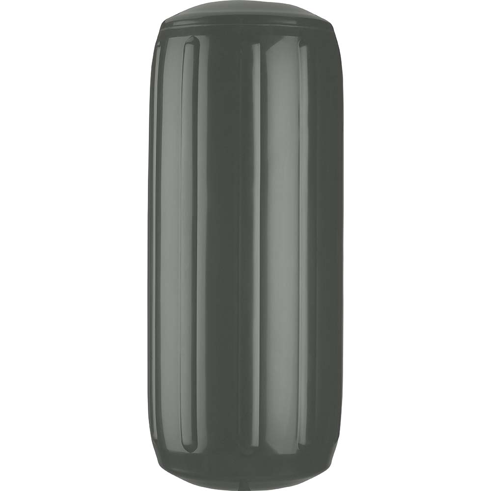 Polyform HTM-3 Fender 10.5" x 27" - Graphite - Deckhand Marine Supply