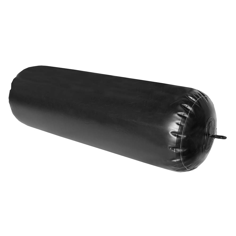 Taylor Made Super Duty Inflatable Yacht Fender - 18" x 58" - Black - Deckhand Marine Supply