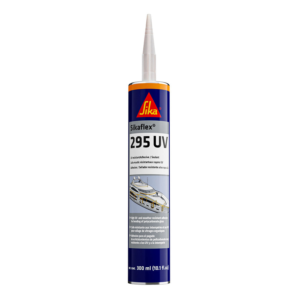 Sika Sikaflex 295 UV - Black - 10oz Tube w/Nozzle - Deckhand Marine Supply