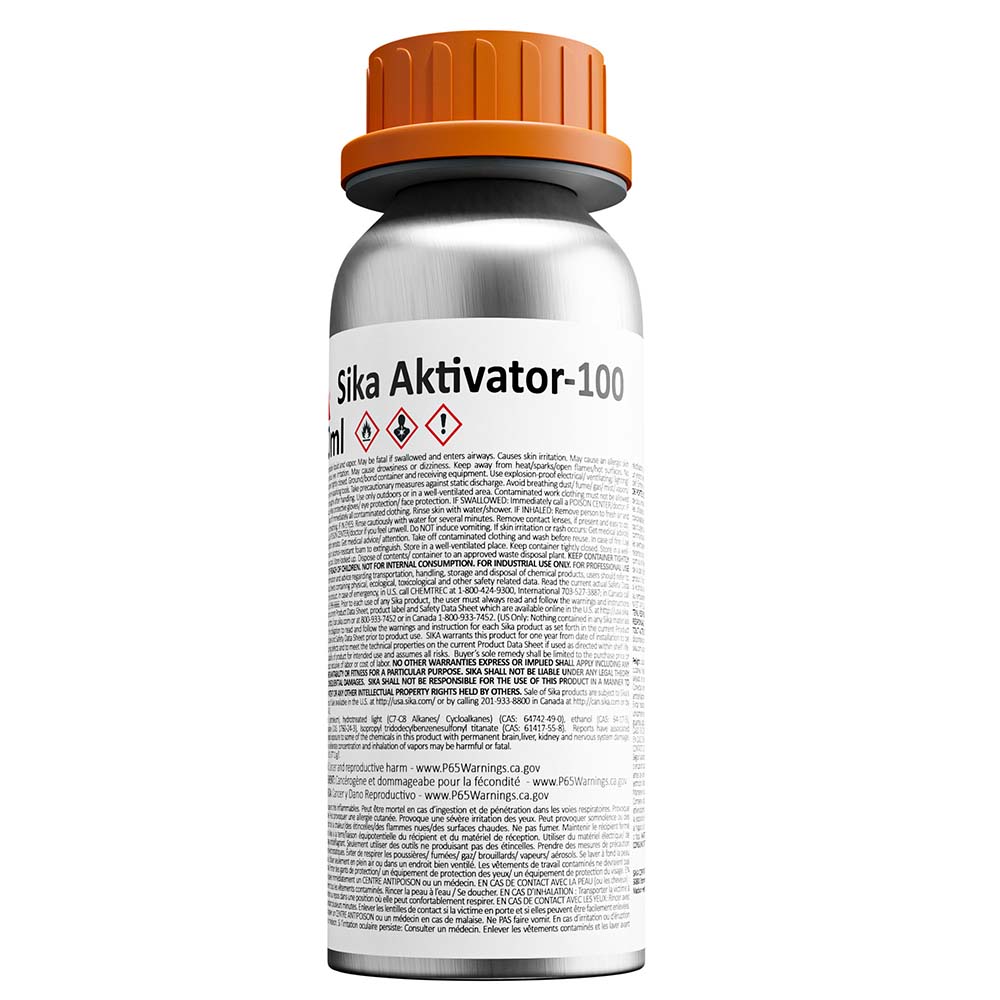 Sika Aktivator-100 Clear 250ml Bottle - Deckhand Marine Supply