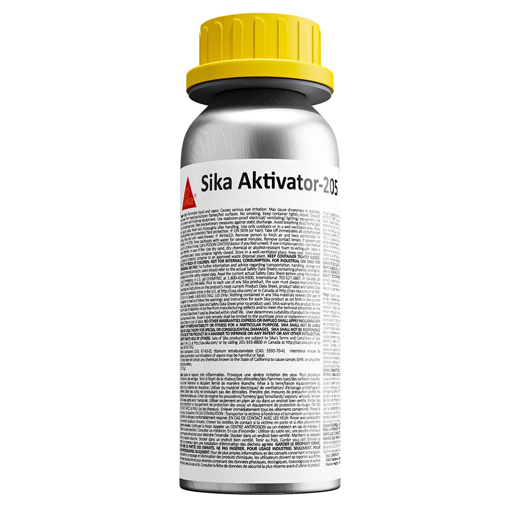 Sika Aktivator-205 Clear 250ml Bottle - Deckhand Marine Supply