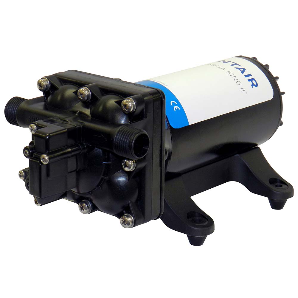 Shurflo by Pentair King II Premium 4.0 24VDC 4.0GPM 55PSI Fresh Water Pressure Pump w/Strainer  Fittings - Deckhand Marine Supply
