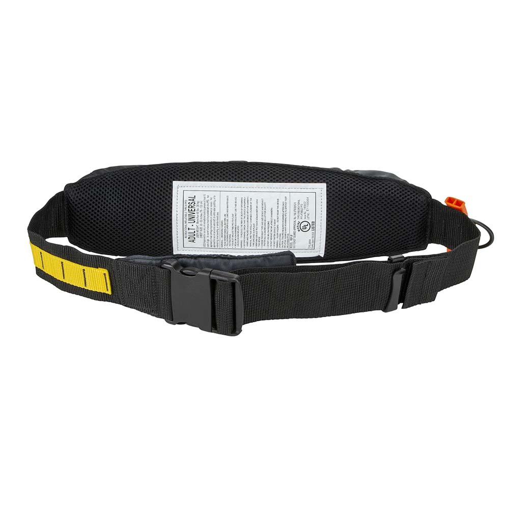 Mustang Fluid 2.0 Inflatable Belt Pack - Black/Grey - Manual - Deckhand Marine Supply