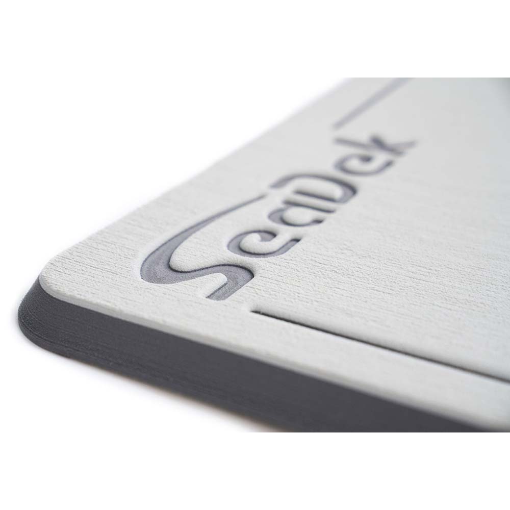 SeaDek Large Helm Pad - Cool Grey/Storm Grey - Deckhand Marine Supply