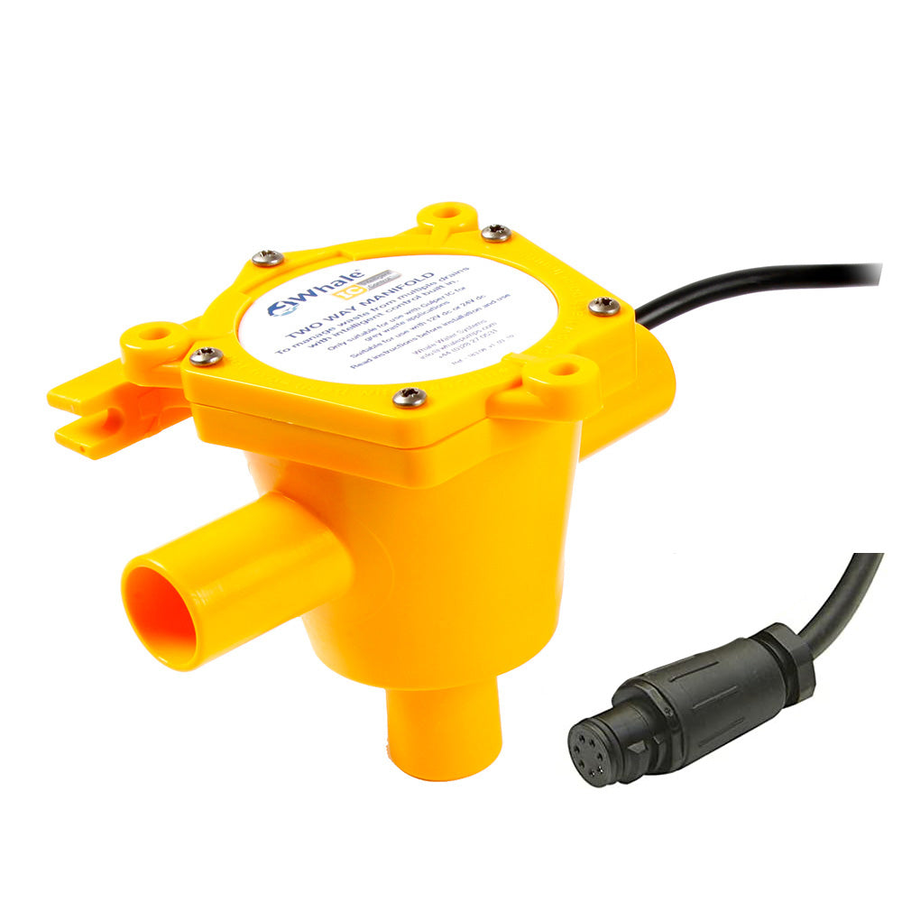 Whale 2-Way Waste Manifold 6 Cable 3/4" Ports - Deckhand Marine Supply