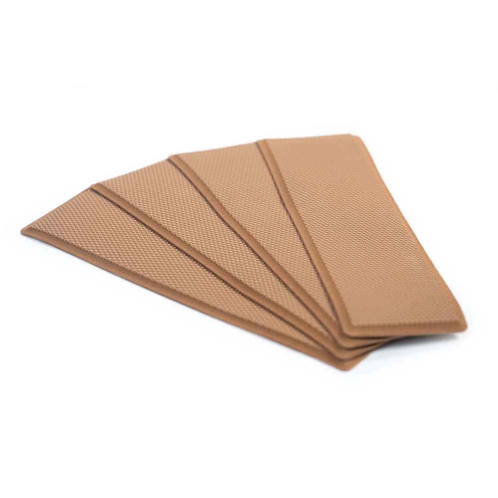 SeaDek Embossed 4-Piece Step Kit - Mocha - Deckhand Marine Supply