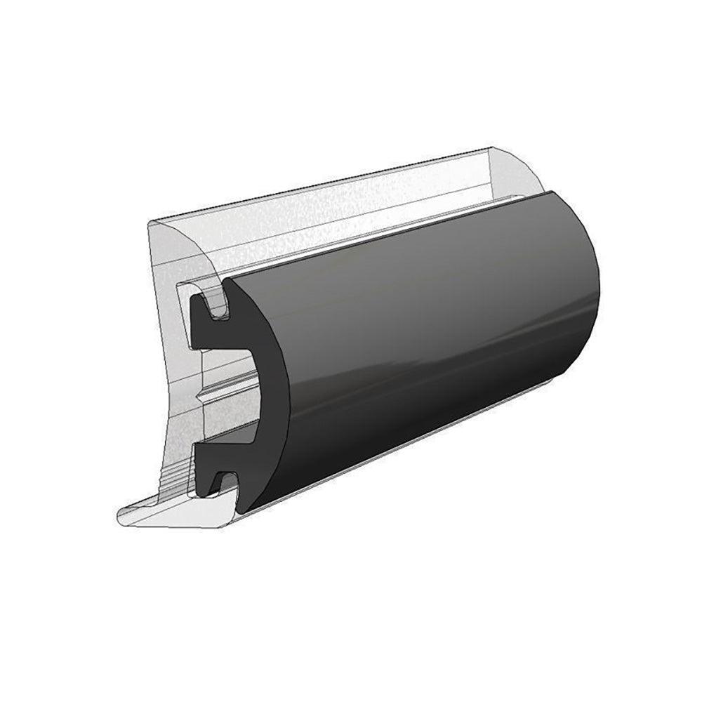 TACO 70 Flexible Black Rub Rail Insert 1-3/16" x 1/2" - Deckhand Marine Supply