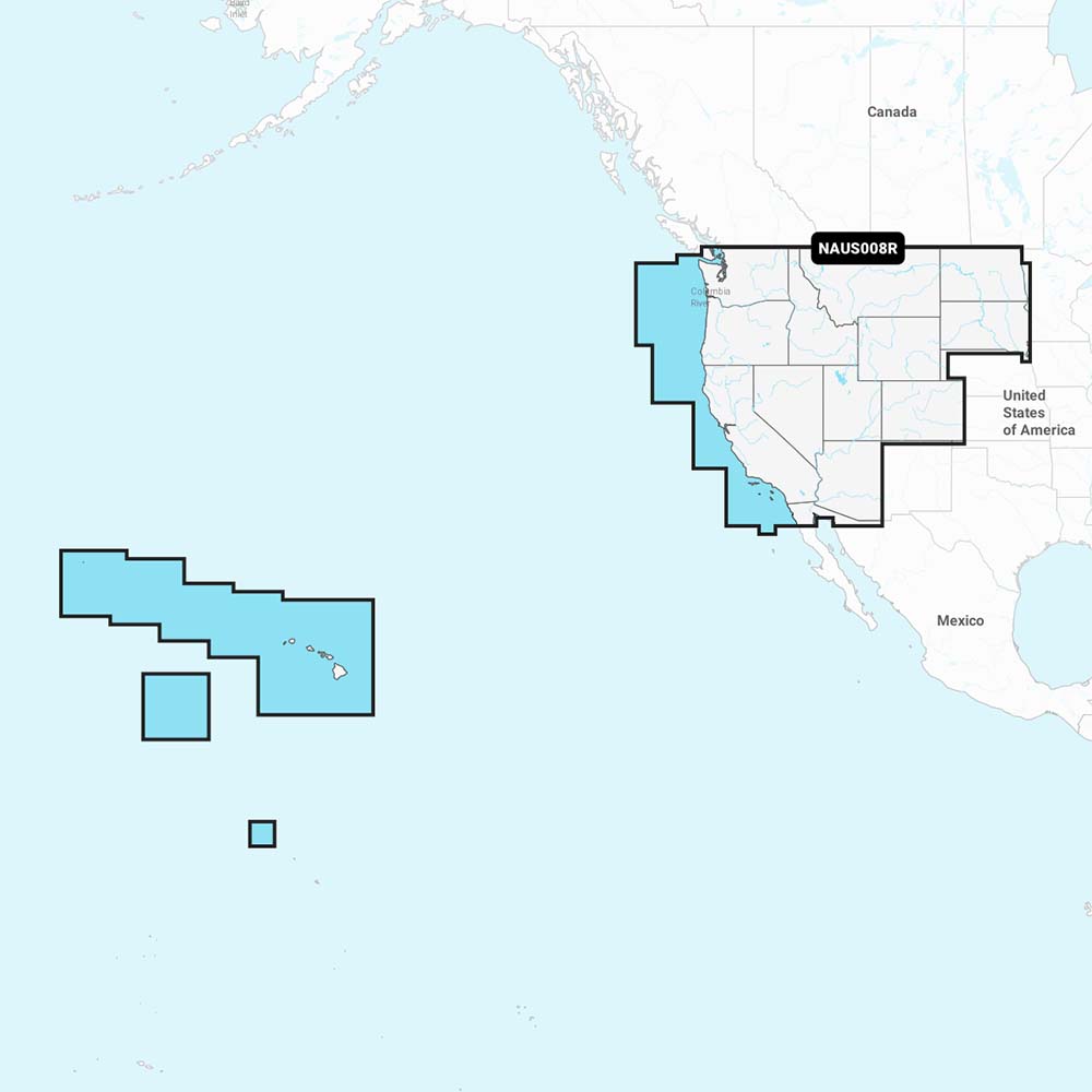 Navionics NAUS008R - U.S. West - Navionics+ - Deckhand Marine Supply