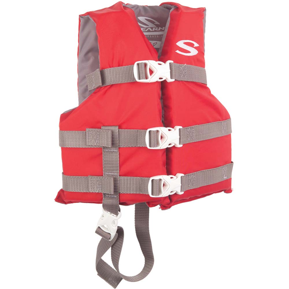 Stearns Classic Series Child Vest Life Jacket - 30-50lbs - Red - Deckhand Marine Supply