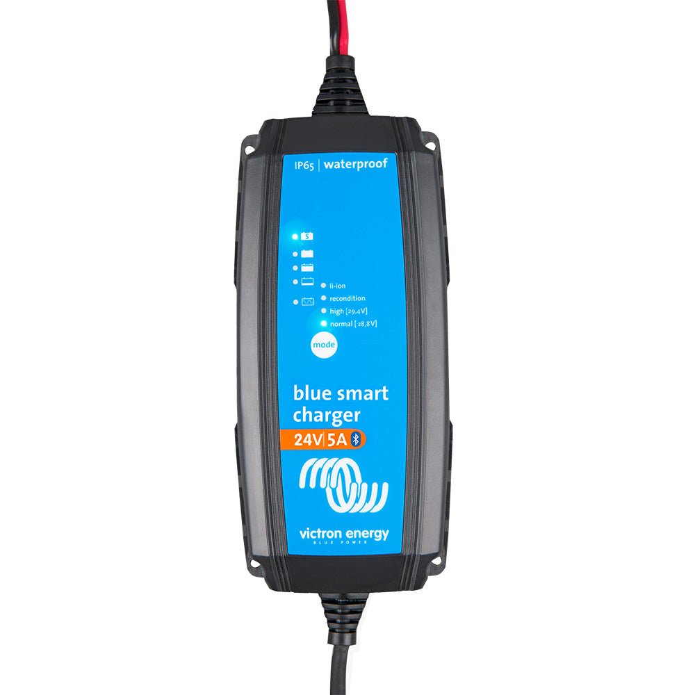 Victron Blue Smart IP65 Charger 24/5 (1) 120V NEMA 1-15P UL Approved - Deckhand Marine Supply