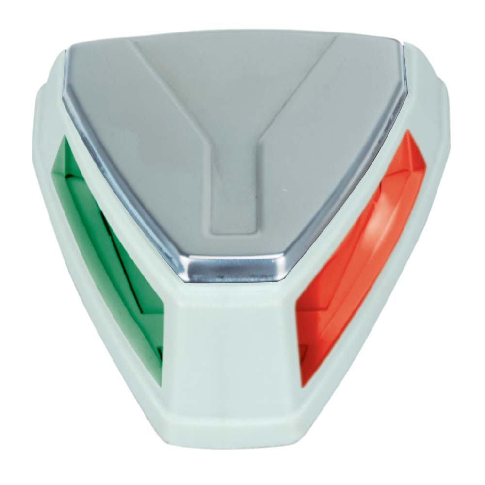 Perko 12V LED Bi-Color Navigation Light - White/Stainless Steel - Deckhand Marine Supply