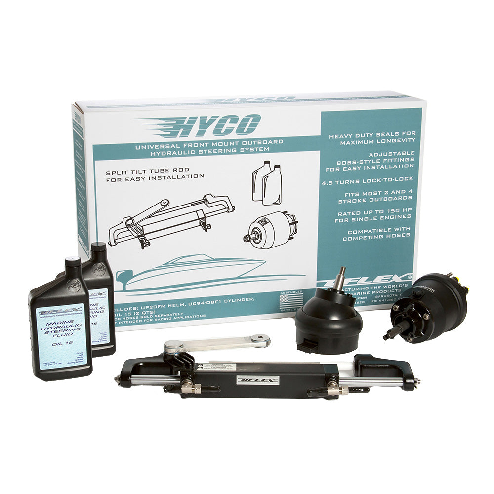 Uflex HYCO 1.1T Front Mount OB Tilt Steering up to 150HP - Deckhand Marine Supply