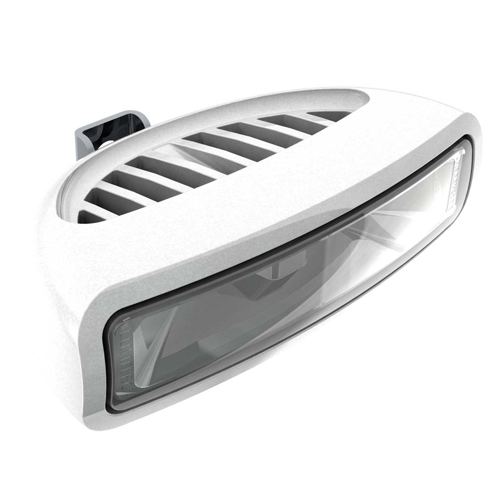 Lumitec Caprera3 Spreader Light - White/Red Dimming - White Housing - Deckhand Marine Supply