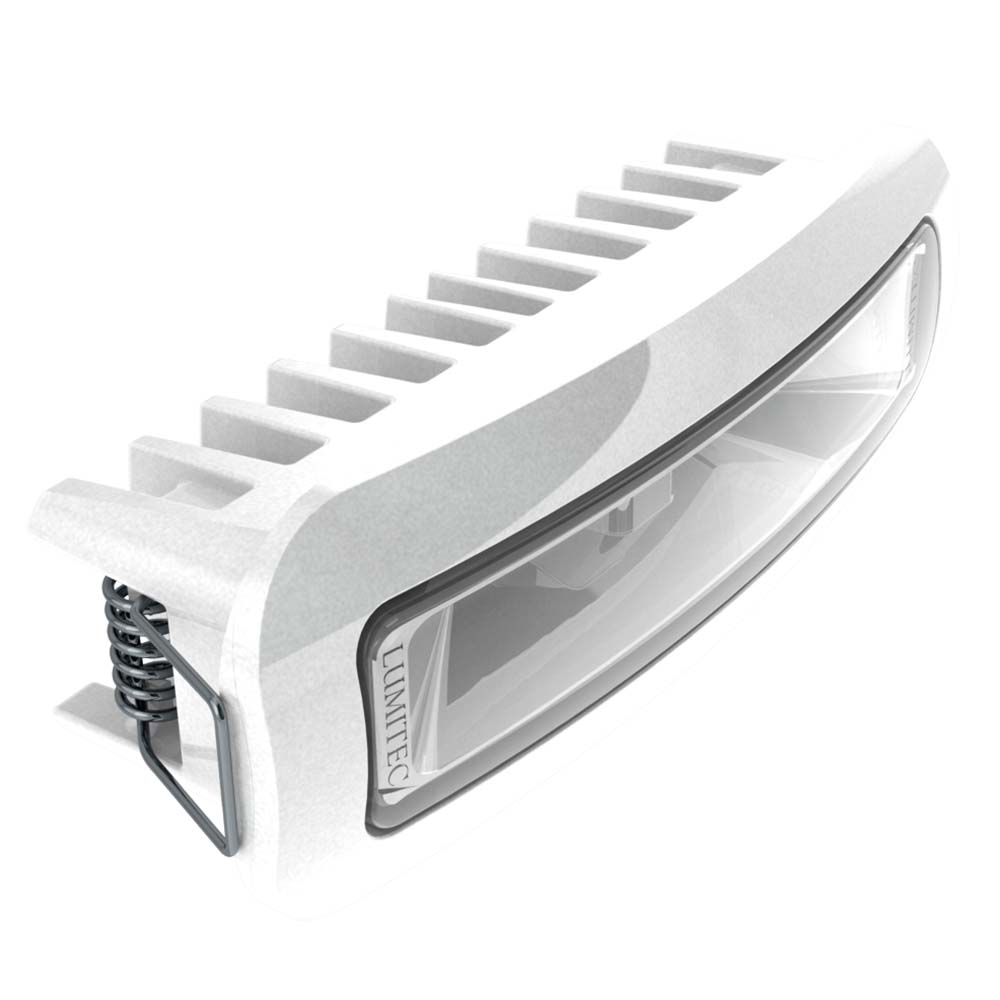 Lumitec Capri3 Spreader Light - White Dimming - White Housing - Deckhand Marine Supply