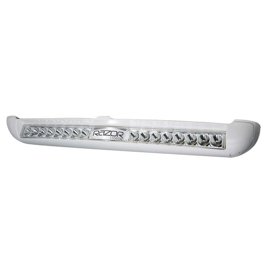 Lumitec Razor Light Bar - Spot - White Housing w/Inverted Logo Flush Mount - Deckhand Marine Supply