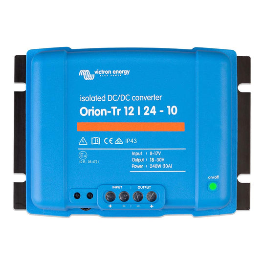 Victron Orion-TR DC-DC Converter - 12 VDC TO 24 VDC - 10A Isolated - Deckhand Marine Supply