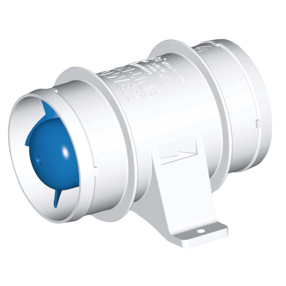 Rule In-Line 3" Bilge Blower - 24V - Deckhand Marine Supply