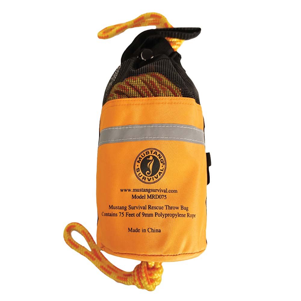 Mustang Throw Bag - 75 Rope - Deckhand Marine Supply