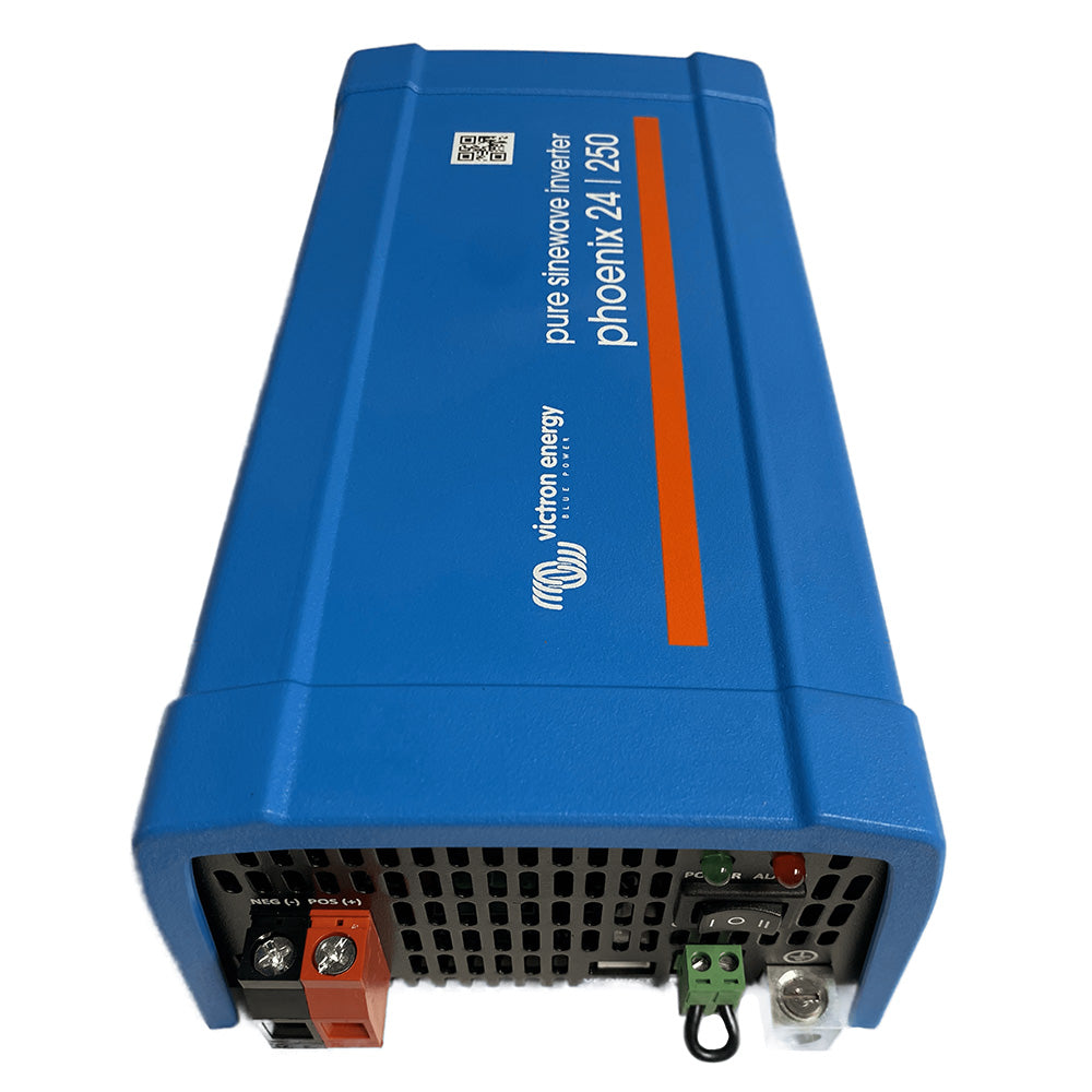 Victron Phoenix Inverter 24VDC - 250VA - 120VAC - VE.Direct - NEMA 5-15R - Deckhand Marine Supply