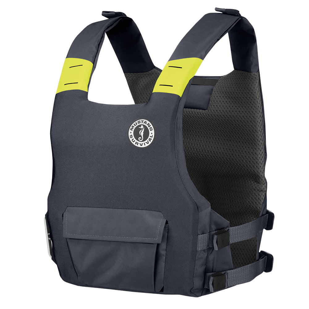 Mustang Khimera Dual Flotation PFD - Admiral Grey - Manual - Deckhand Marine Supply