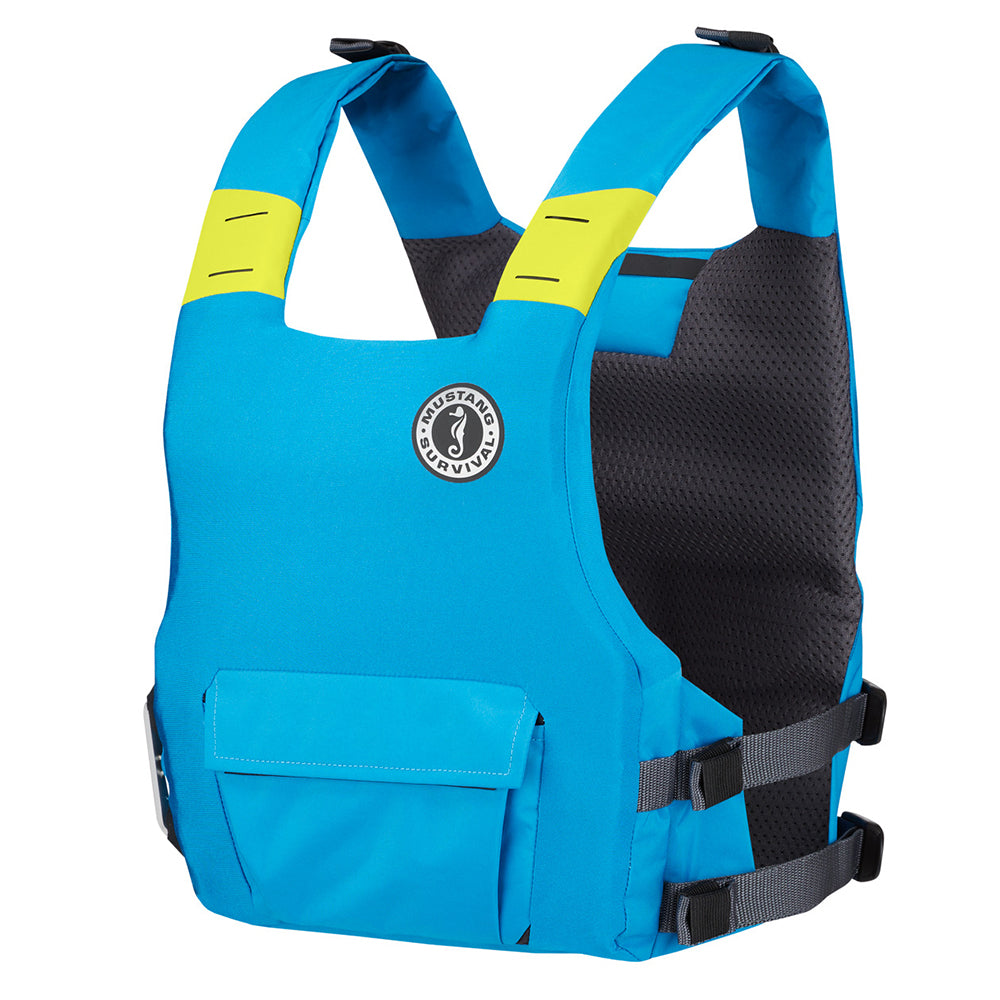 Mustang Khimera Dual Flotation PFD - Azure Blue - Manual - Deckhand Marine Supply