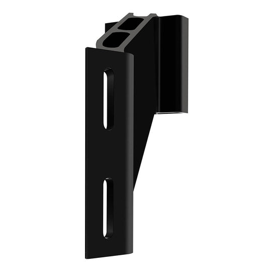 Minn Kota Raptor Jack Plate Adapter Bracket - Port - 8" Setback - 6" Rise - Black - Deckhand Marine Supply
