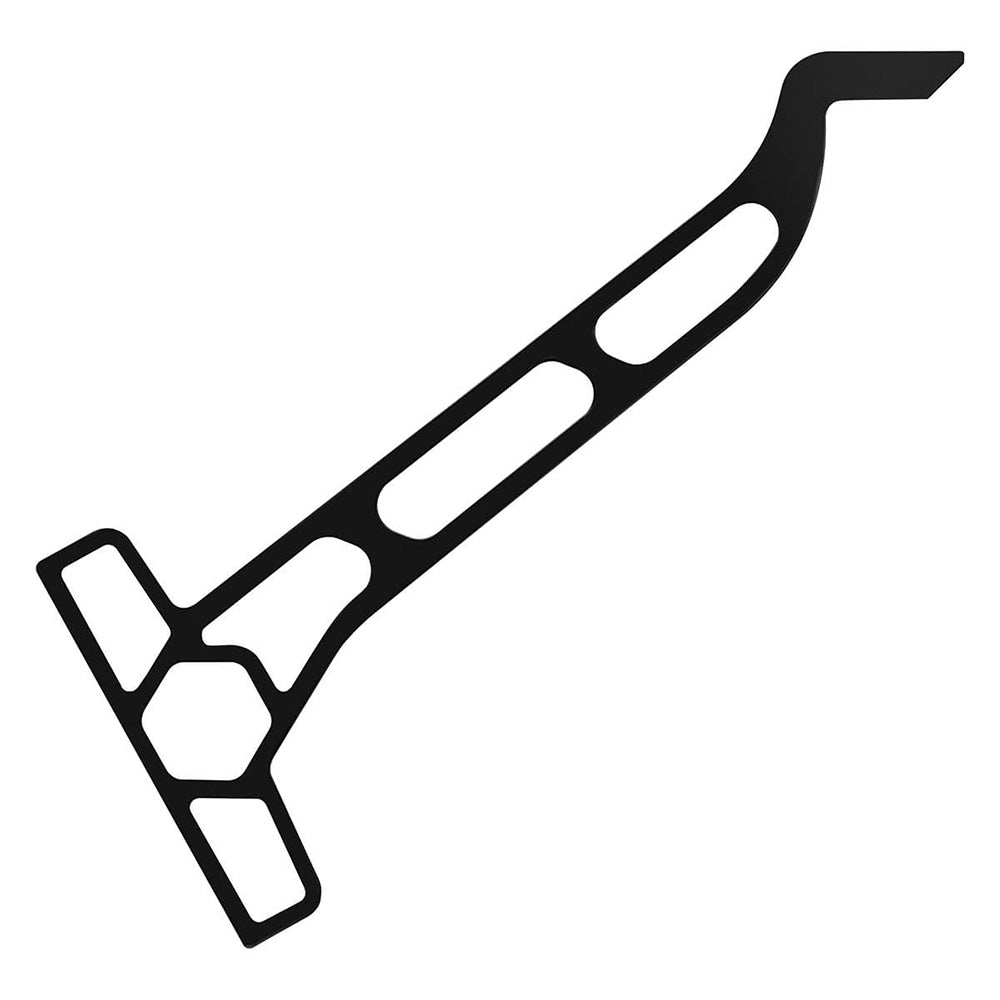 Minn Kota Raptor Jack Plate Adapter Bracket - Port - 8" Setback - 6" Rise - Black - Deckhand Marine Supply