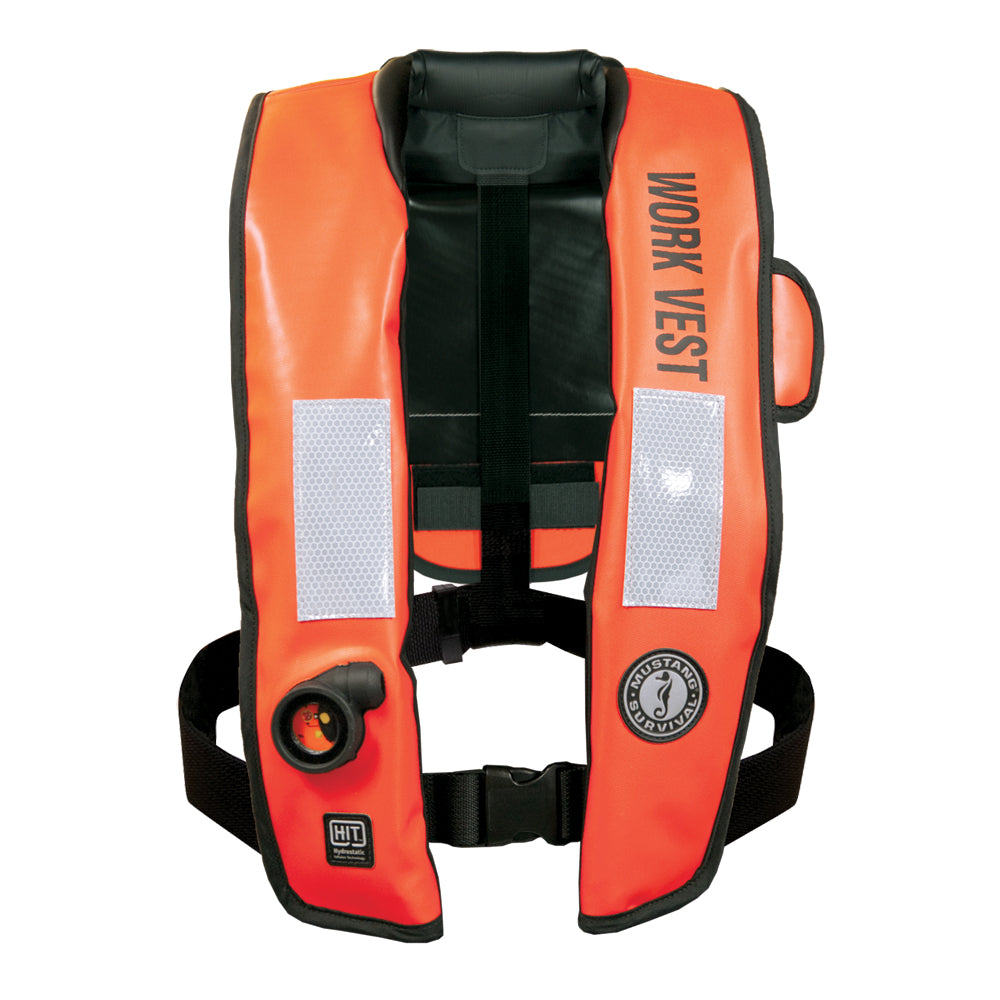 Mustang HIT Inflatable Work Vest - Orange - Automatic/Manual - Deckhand Marine Supply