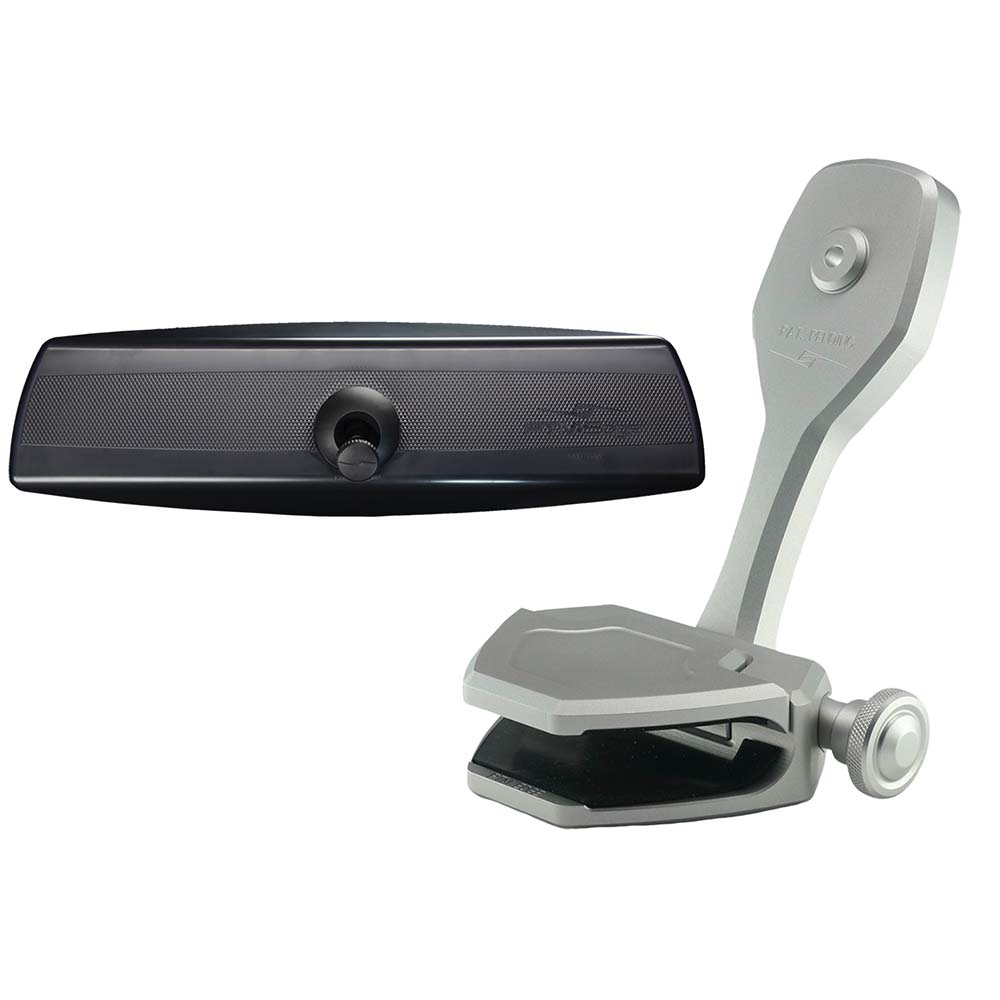 PTM Edge Mirror/Bracket Kit w/VR-140 PRO Mirror  ZXR-300 (Silver) - Deckhand Marine Supply