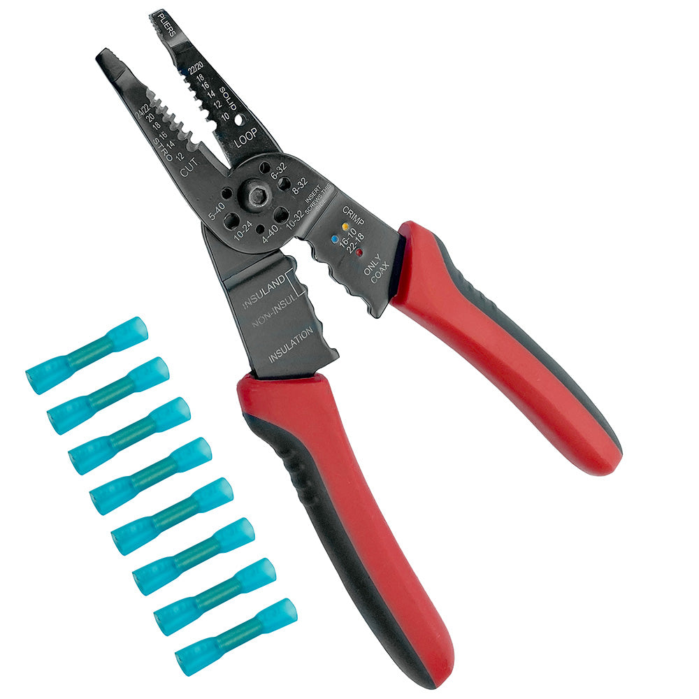 T-H Marine Heat Shrink Kit w/6-In-1 Wire Tool  Connectors - Deckhand Marine Supply
