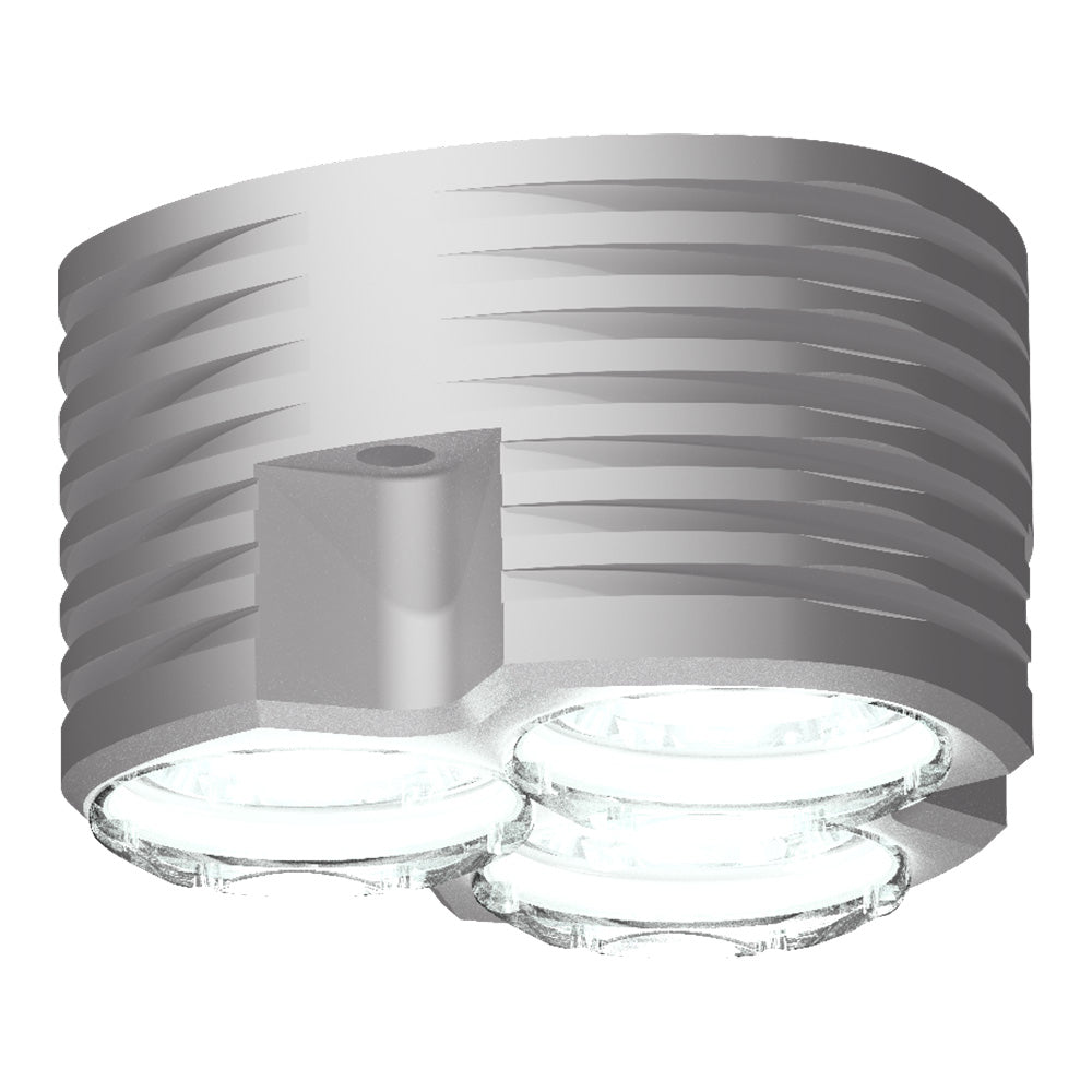 Lopolight Series 400-080-26 - 30W Deck/Spreader Light - White - Silver Housing - Deckhand Marine Supply