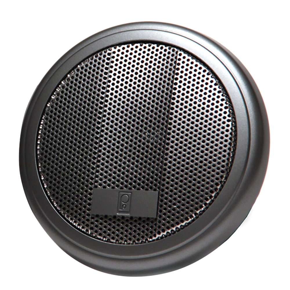 Poly-Planar 2" 35 Watt Spa Speaker - Round - Grey - Deckhand Marine Supply