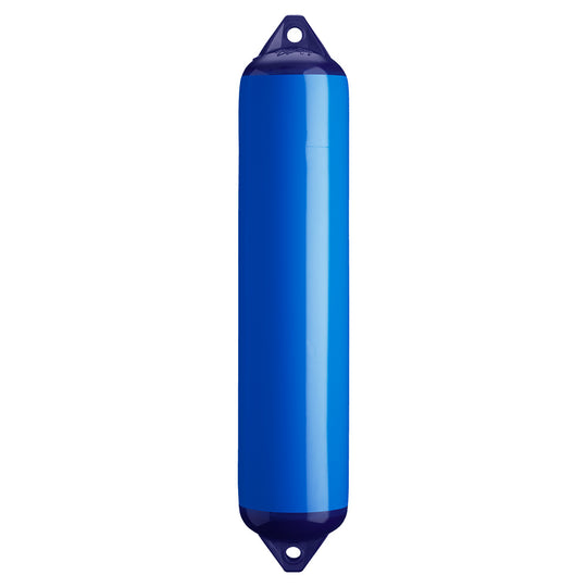 Polyform F-4 Twin Eye Fender 8.5" x 40.5" - Blue - Deckhand Marine Supply
