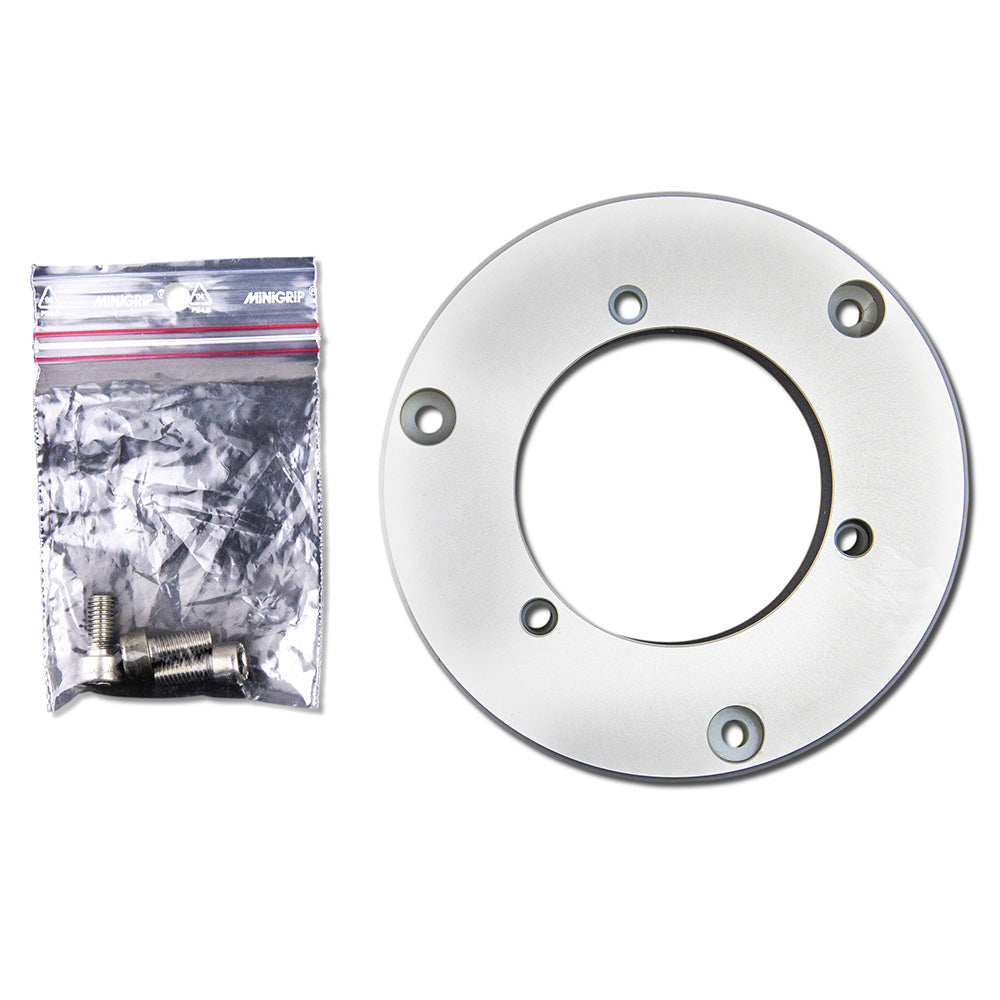 Lopolight Circular Baseplate f/Horizontal Mount Lights - Aluminum - Silver - Deckhand Marine Supply