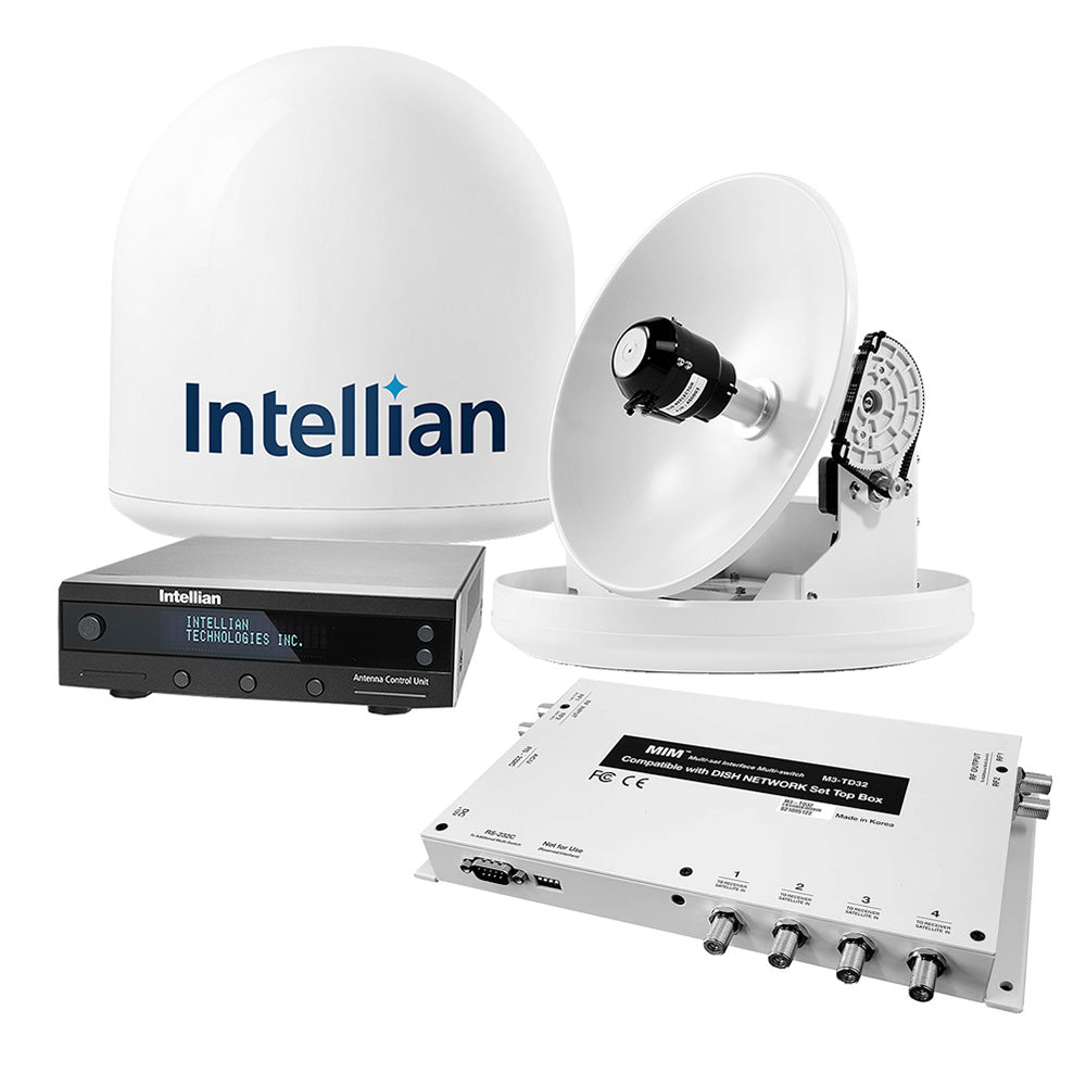 Intellian i2 US System w/DISH/Bell MIM-2 (w/3M RG6 Cable)  15M RG6 Cable - Deckhand Marine Supply