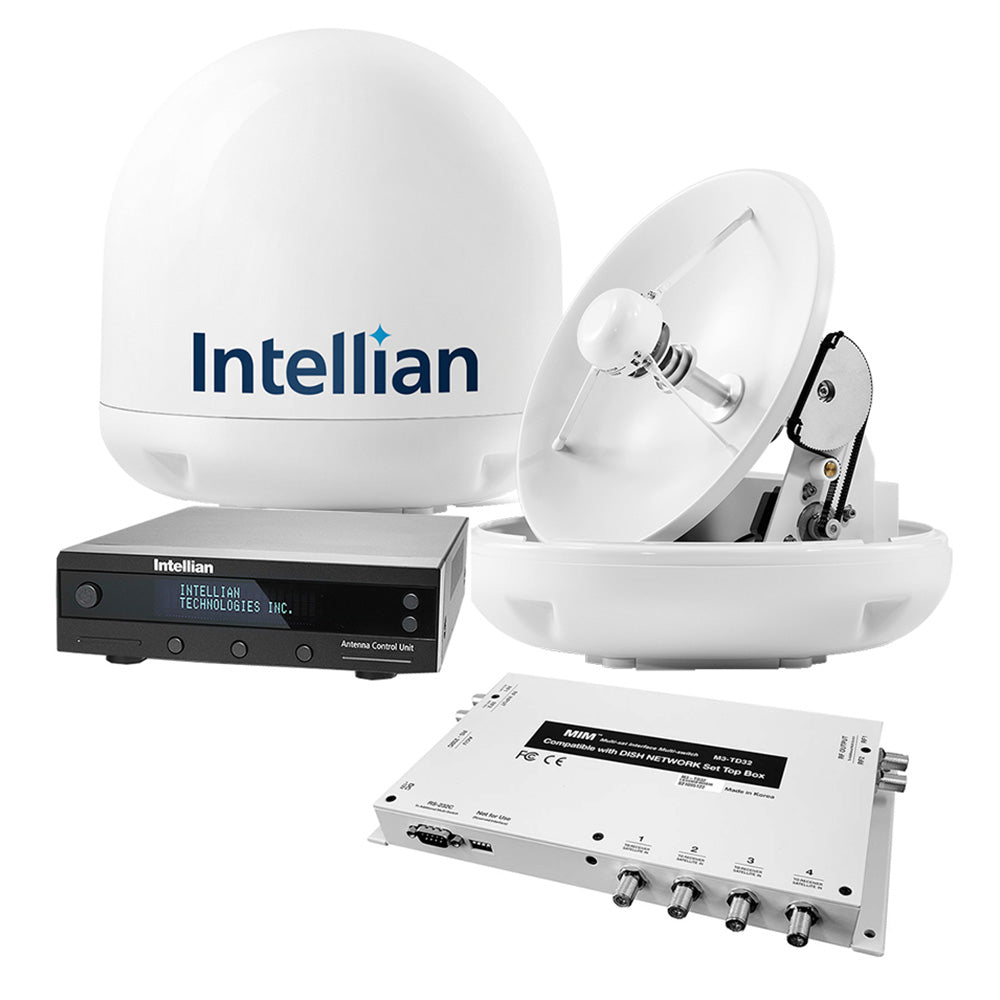 Intellian i3 US System w/DISH/Bell MIM-2 (w/3M RG6 Cable)  15M RG6 Cable - Deckhand Marine Supply