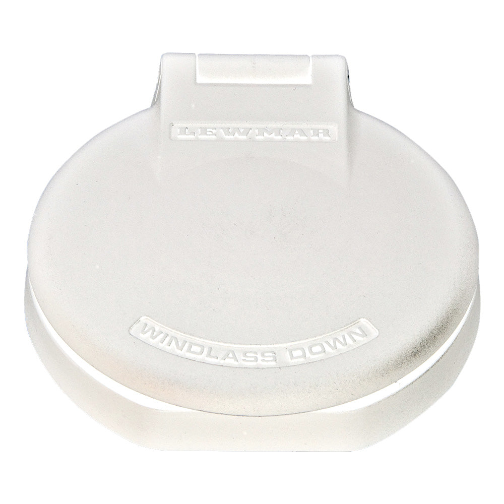 Lewmar Deck Foot Switch - Windlass Down - White Plastic - Deckhand Marine Supply