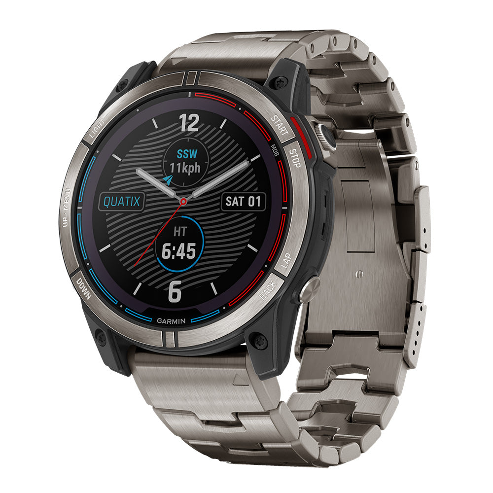 Garmin quatix 7 - Solar Edition Marine GPS Smartwatch w/Solar Charging - Deckhand Marine Supply