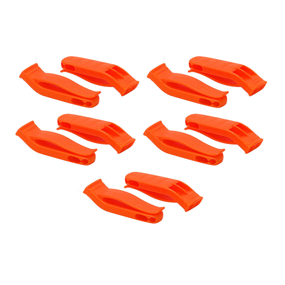 Mustang Signal Whistle - Orange *10-Pack - Deckhand Marine Supply