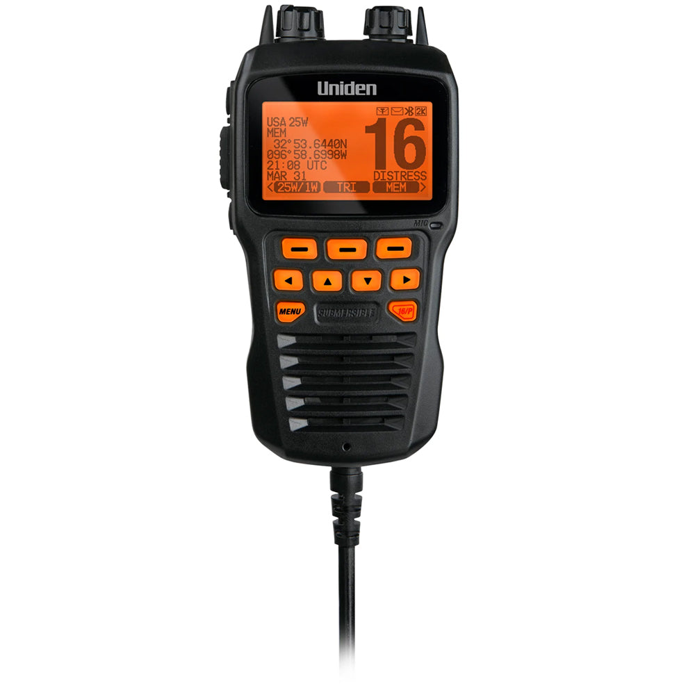 Uniden Remote Mic f/UM725 VHF Radios - Black - Deckhand Marine Supply