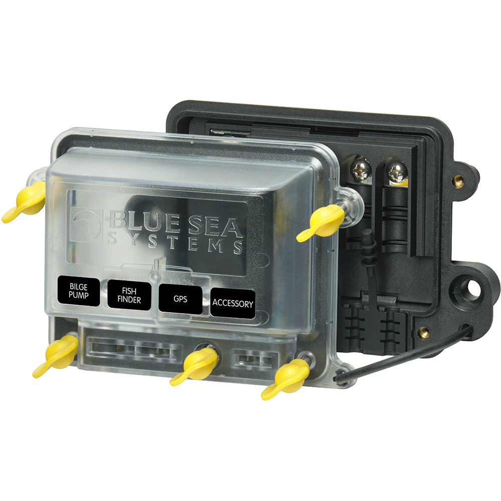 Blue Sea 2356100 - Water Resistant 100A Busbar w/Cover - Deckhand Marine Supply