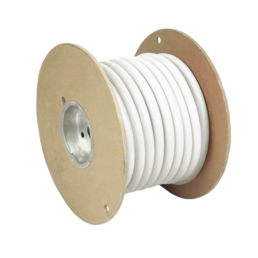 Pacer White 6 AWG Battery Cable - 25 - Deckhand Marine Supply